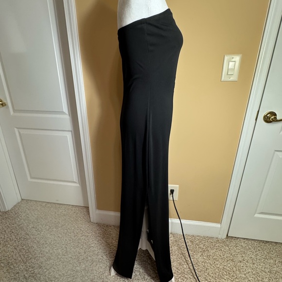 Roberta Black Strapless Embellished Sheath Maxi Dress - Picture 5 of 16